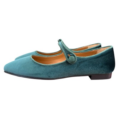 ballerina Chiara in velluto verde