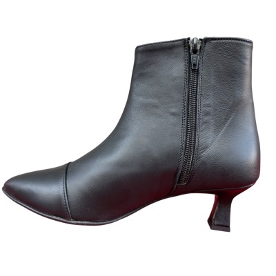 stivaletto Giuly in pelle nero