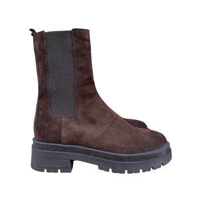 stivale Melissa in camoscio marrone