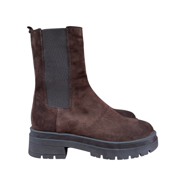 stivale Melissa in camoscio marrone