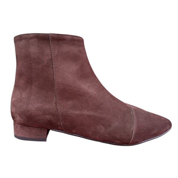 stivaletto Mimy in camoscio marrone