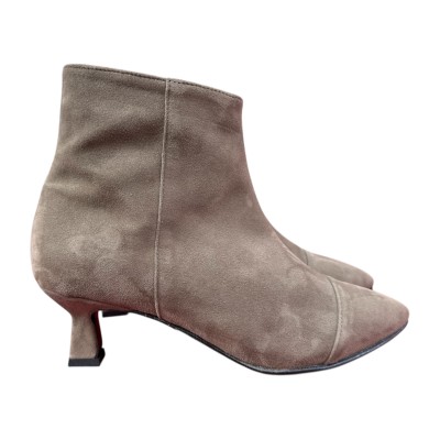 stivaletto Giuly in camoscio tortora