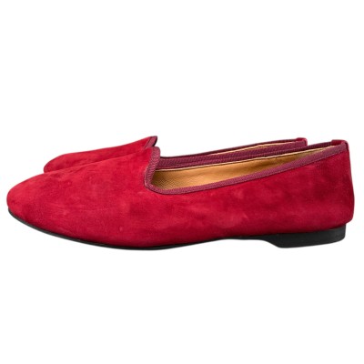 friulana Jasmine in camoscio bordo' lavorazione a sacchetto