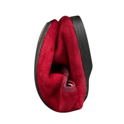 friulana Jasmine in camoscio bordo' lavorazione a sacchetto