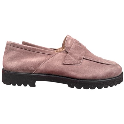 mocassino Holly in camoscio tortora