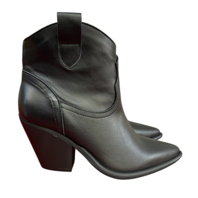 texano Stella in pelle nero