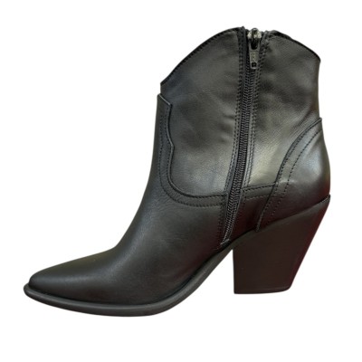 texano Stella in pelle nero