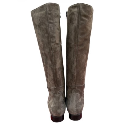 stivale Elsa camoscio fango