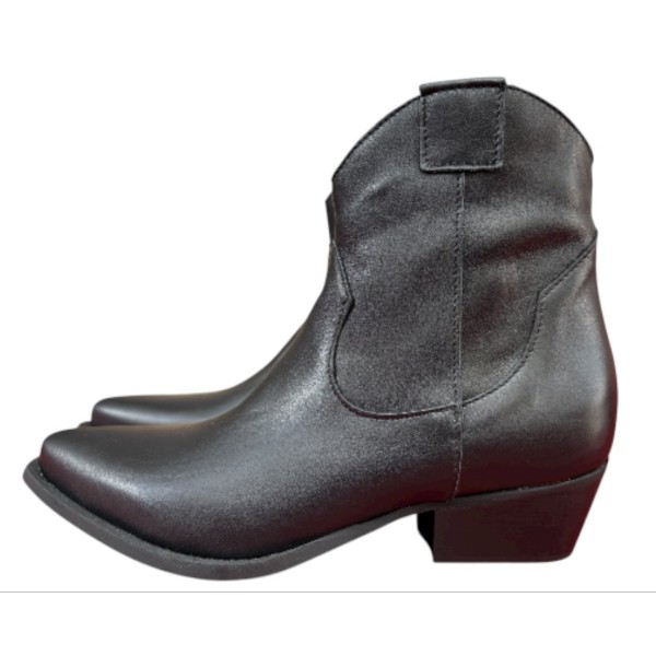 camperos Betta in pelle nero