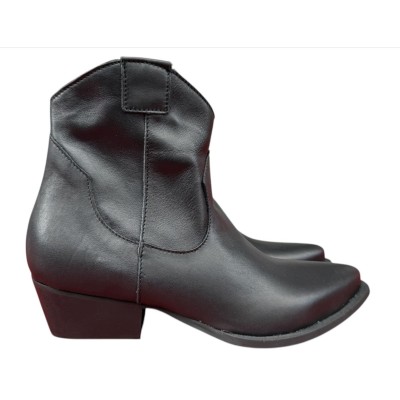 camperos Betta in pelle nero