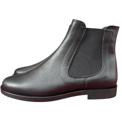 stivaletto Giulia in pelle nero