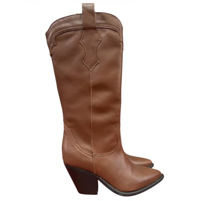 Camperos Sara in pelle cuoio