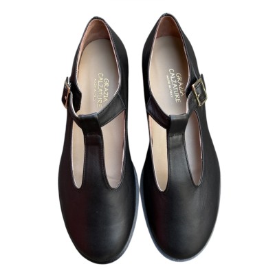 Matilda in pelle nero