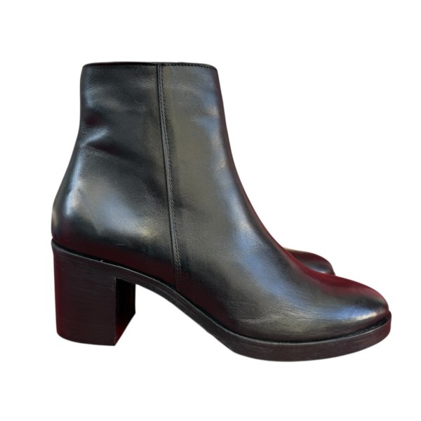 stivaletto Manu in pelle nero