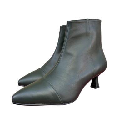 stivaletto Giuly in pelle verde