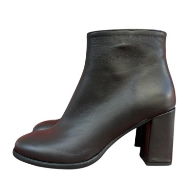 stivaletto Pia in pelle marrone