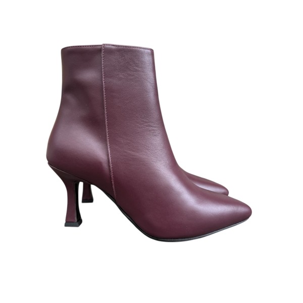 stivaletto Ariete in pelle borgogna