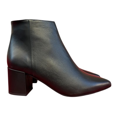 stivaletto Teddy in pelle nero