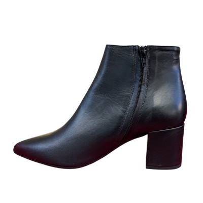 stivaletto Teddy in pelle nero