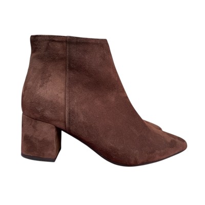 stivaletto Teddy in camoscio cioccolato