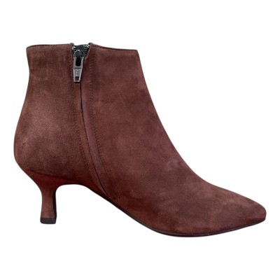 stivaletto Winnie  in camoscio cioccolato