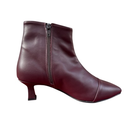 stivaletto Giuly in pelle Borgogna