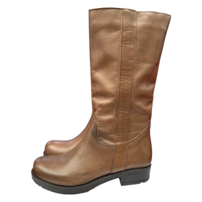 stivale Tea in pelle marrone