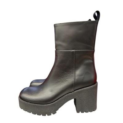 stivale Emily in pelle nero