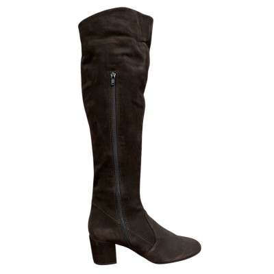 stivale Olivia in camoscio marrone