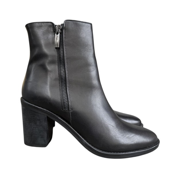 stivaletto Paola in pelle nero