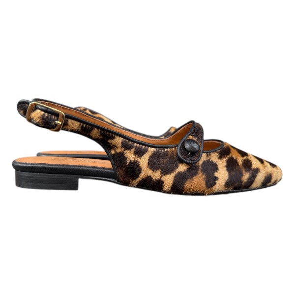 slingback Tokyo in pelle animlaier