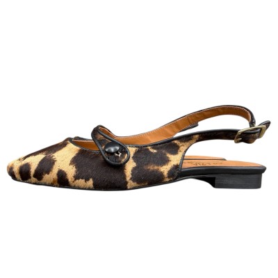 slingback Tokyo in pelle animlaier