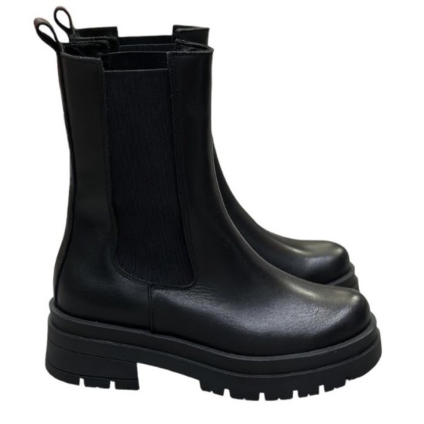 stivale Melissa in pelle nero