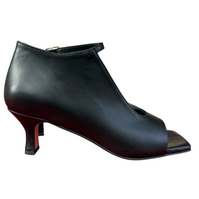 tronchetto Roma in pelle nero