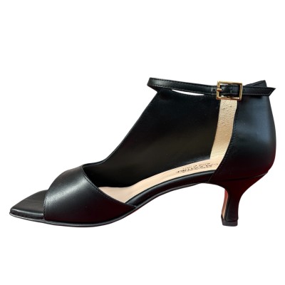 tronchetto Roma in pelle nero