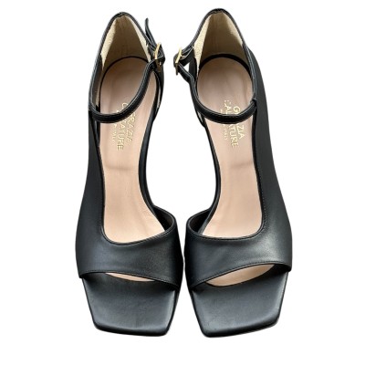 tronchetto Roma in pelle nero