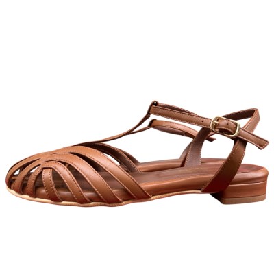 sandalo Atene in pelle cuoio