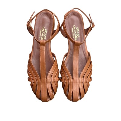 sandalo Atene in pelle cuoio