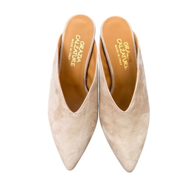 sabot Kelly in camoscio sabbia