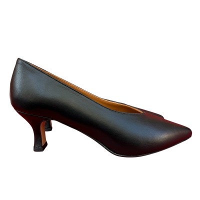 decollete Donna in pelle nero