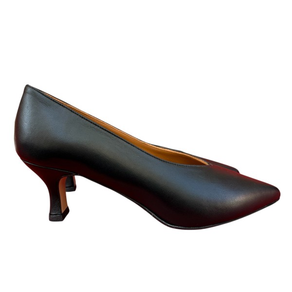 decollete Donna in pelle nero