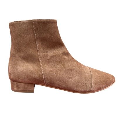 stivaletto Mimy in camoscio cuoio