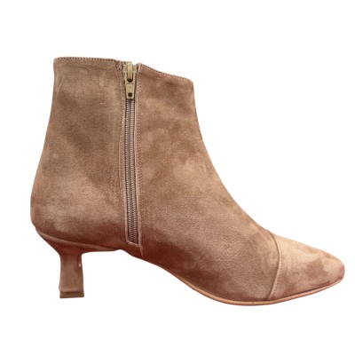 stivaletto Giuly in camoscio cuoio