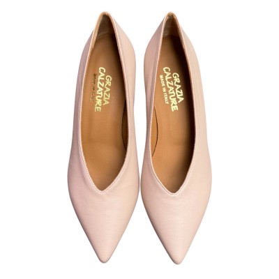 decollete Donna in pelle nude