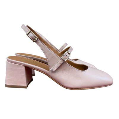 slingback Moana in pelle nude