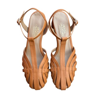 sandalo Zante in pelle cuoio