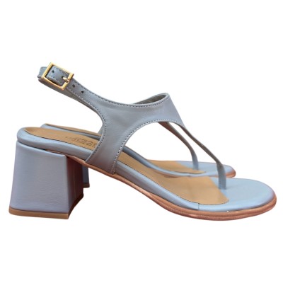 infradito Caraibi in pelle azzurro