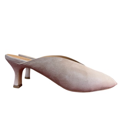 Sabot Perla in camoscio sabbia