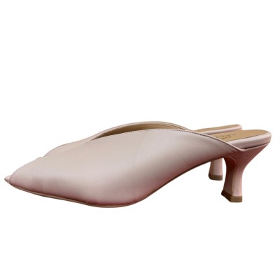 Sabot Perla in pelle nude
