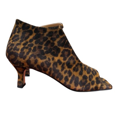 tronchetto Roma in camoscio maculato